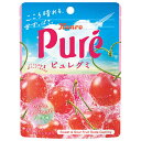 カンロ ピュレグミ らんらんさくらんぼソーダ味 52g×6袋入×(2ケース)| 送料無料 お菓子 袋 Pure コラーゲン ビタミンC(4)