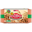 ギンビス ミニアスパラガス6P 138g×12袋入| 送料無料 お菓子 ビスケット カルシウム 食物繊維 黒ごま