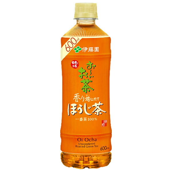 伊藤園 お～いお茶 ほうじ茶【手売り用】 600mlペットボトル×24本入×(2ケース)｜ 送料無料 おーいお茶 ほうじ茶 茶 お茶