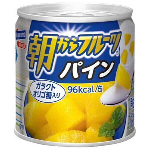 はごろもフーズ 朝からフルーツ パイン 190g缶×24個入×(2ケース)| 送料無料 缶詰 フルーツ 果物 パイナップル パインアップル