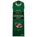 守山乳業 喫茶店の味 ココア 1000g紙パック×6本入| 送料無料 アイスココア 1l 1L 紙パック