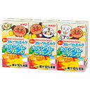 【送料無料・メーカー/問屋直送品・代引不可】明治 それいけ!アンパンマンの朝のフルーツ&ミルク カルシウム・ビタミンD 125ml紙パック×36(3P×12)本...
