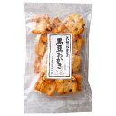 【送料無料・メーカー/問屋直送品・代引不可】奈良祥樂 大和のお菓子 黒豆おかき 80g×12袋入| お菓子 焼き菓子 あられ せんべい おかき