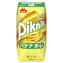 森永乳業 ピクニック バナナオレ(プリズマ容器) 200ml紙パック×24本入×(2ケース)| 送料無料 乳性 フルーツ バナナ プリズマパック