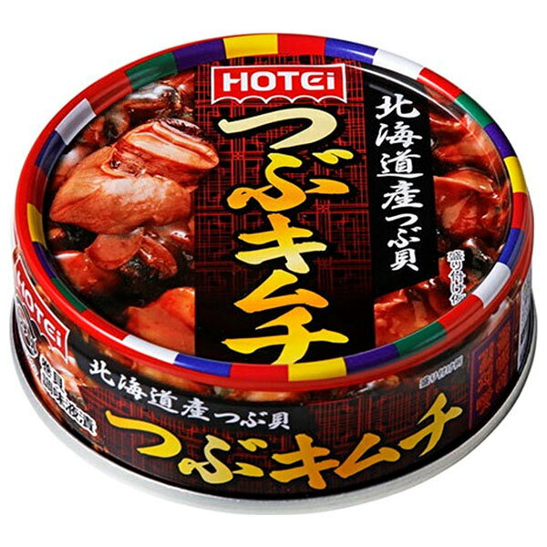 ホテイフーズ つぶキムチ 60g×24個入| 送料無料 缶詰 缶 貝 おかず つぶ貝 かい