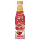 ミツカン フルーティスRICH 白桃(4倍希釈用) 350mlペットボトル×24本入| 送料無料 酢 ミツカン 酢 ドリンク 飲むお酢 飲む酢 希釈