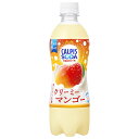 アサヒ飲料 カルピスソーダ クリーミーマンゴー 500mlペットボトル×24本入| 送料無料 炭酸 乳性 フルーツ 果物 マンゴー