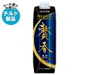 キーコーヒー まろやか仕立て 贅香 微糖 1L紙パック×6本入 チルド 冷蔵品| 送料無料 アイスコーヒー 珈琲 微糖 コーヒー 1000ml 1l