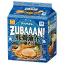 東洋水産 マルちゃんZUBAAAN! 豚骨魚介中華そば 3食パック×9個入| 送料無料 インスタント食品 即席 ラーメン 袋めん 豚骨 魚介