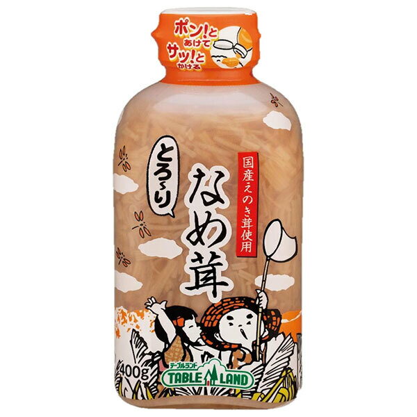 丸善食品工業 テーブルランド とろ~りなめ茸 徳用 400g×15本入| 送料無料 国産えのき茸 味付 ボトル