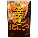 ミツカン 辛屋 濃厚とんこつ鍋つゆ ストレート 750g×12袋入| 送料無料 調味料 鍋つゆ 素 鍋スープ