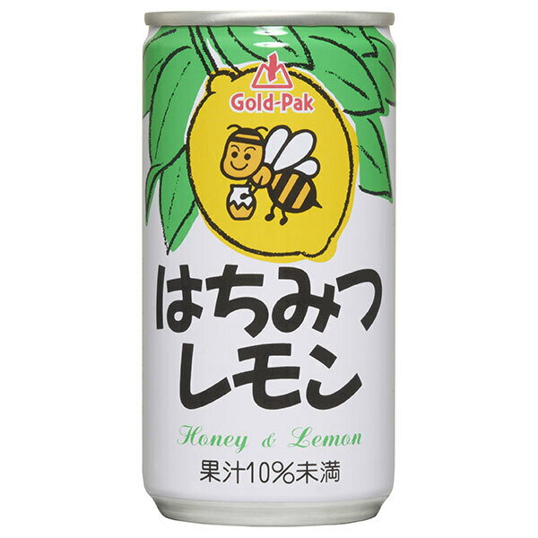 ゴールドパック はちみつレモン 190g缶×30本入| 送料無料 ビタミンC 果汁 レモン