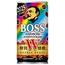 サントリー BOSS(ボス) レインボーマウンテンブレンド 185g缶×30本入×(2ケース)| 送料無料 珈琲 スタンダード エスプレッソ 缶コーヒー