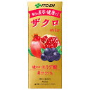 伊藤園 ザクロミックス 200ml紙パック×24本入×(2ケース)| 送料無料 果実飲料 ミックス ベリー 紙パック