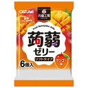 オーイズミ下仁田 蒟蒻工房 蒟蒻ゼリー マンゴー味 6個入×16袋入×(2ケース)| 送料無料 OIZUMI おやつ 生菓子 こんにゃくゼリー ゼリー ダイエッ...
