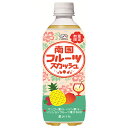 不二家 南国フルーツスカッシュ 500mペットボトル×24本入| 送料無料 炭酸 フルーツ ミックスジュース 炭酸飲料(4)