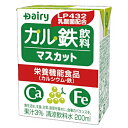 南日本酪農協同 デーリィ カル鉄飲料 マスカット 200ml紙パック×18本入| 送料無料 カルシウム 鉄分 果汁 紙パック