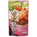 モランボン かに鍋用スープ 750g×10袋入×(2ケース)| 送料無料 調味料 ストレート 鍋スープ かに鍋 蟹