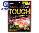 ネコポス カバヤ タフグミ ビッグバンピーチ 100g×6袋入| 全国送料無料 お菓子 グミ 袋 TOUGH 高弾力大粒サワー 桃