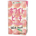 らくのうマザーズ ホワイトピーチヨーグルト風味 250ml紙パック×24本入×(2ケース)| 送料無料 果汁飲料 ヨーグルト ピーチ(4)