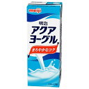 明治 アクアヨーグル 200ml紙パック×24本入 メーカー 問屋直送| 送料無料 乳性 乳酸菌 ヨーグルト