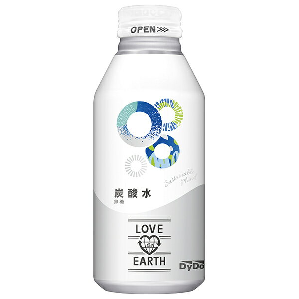 ダイドー LOVE the EARTH(ラブジアース) 炭酸水 400gボトル缶×24本入×(2ケース)｜ 送料無料 炭酸 炭酸..