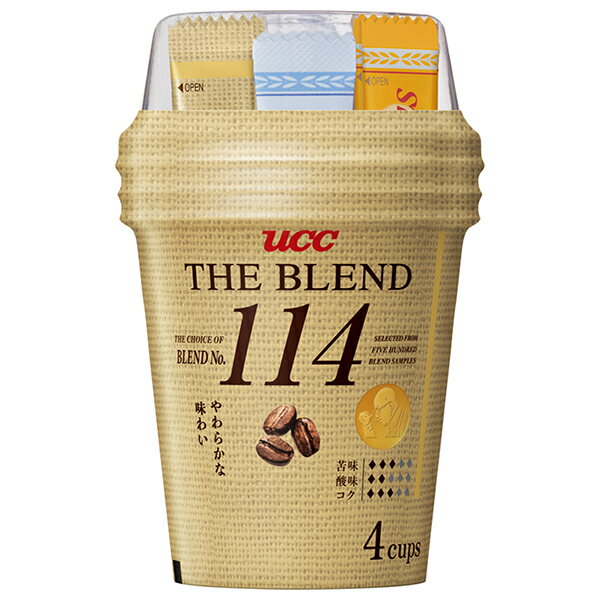 UCC カップコーヒー ザ・ブレンド114 4P×24個入｜ 送料無料 コーヒー インスタントコーヒー 珈琲