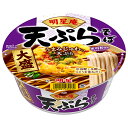 明星食品 明星庵 天ぷらそば 大盛 112g×12個入| 送料無料 インスタント食品 即席麺 カップめん 蕎麦 大盛り