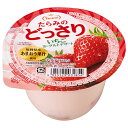 たらみ たらみのどっさり いちごヨーグルトデザート 230g×24(6×4)個入×(2ケース)| 送料無料 ゼリー フルーツ フルーツゼリー 果物ゼリー デザート いちご