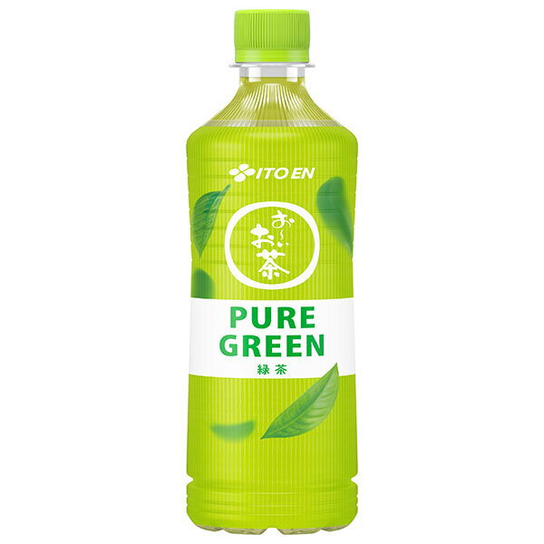 伊藤園 お～いお茶 PURE GREEN 600mlペットボトル×24本入×(2ケース)｜ 送料無料 緑茶 お茶 おーいお茶