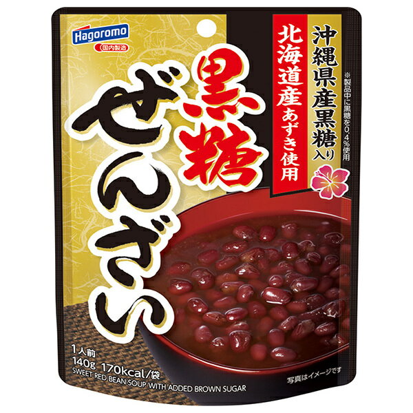 はごろもフーズ 黒糖ぜんざい 140g×20袋入×(2ケース)｜ 送料無料 お菓子 和菓子 ぜんざい