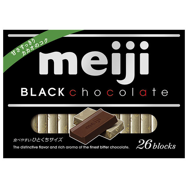 明治 ブラックチョコレートBOX 120g(26枚)×6箱入×(2ケース)｜ 送料無料 お菓子 チョコ meiji ポリフェノール BLCAK
