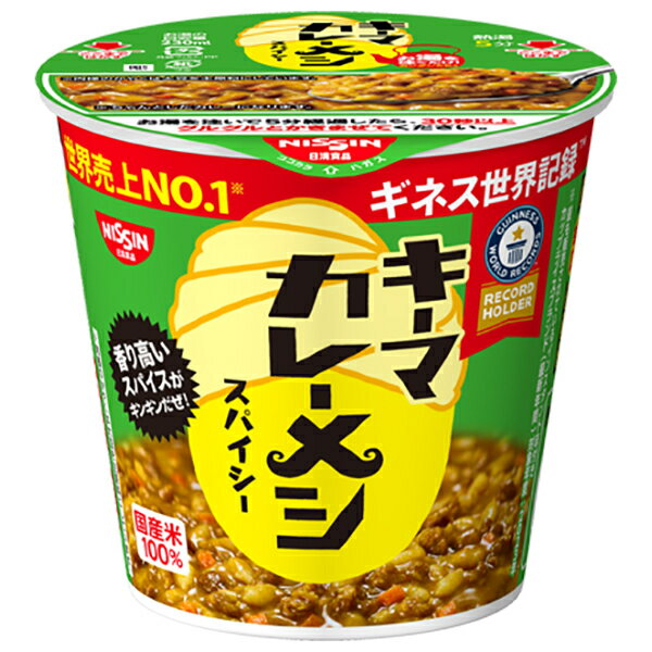 日清食品 日清 キーマカレーメシ スパイシー 105g×6個入×(2ケース)｜ 送料無料 一般食品 インスタント食品
