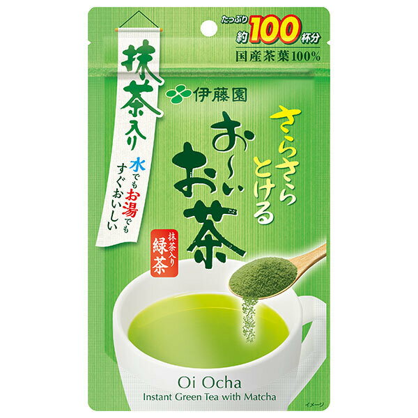 伊藤園 お～いお茶 お抹茶入り緑茶 80g×6袋入×(2ケース)｜ 送料無料 緑茶 抹茶