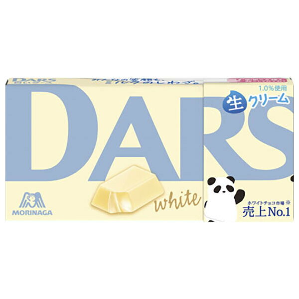 森永製菓 白いダース 12粒×10個入×(2ケース)｜ 送料無料 お菓子 チョコレート DARS ホワイトチョコ