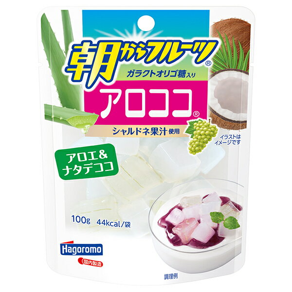 はごろもフーズ 朝からフルーツ アロココ 100g(固形量50g)×6袋入×(2ケース)｜ 送料無料 フルーツ 果物 ..
