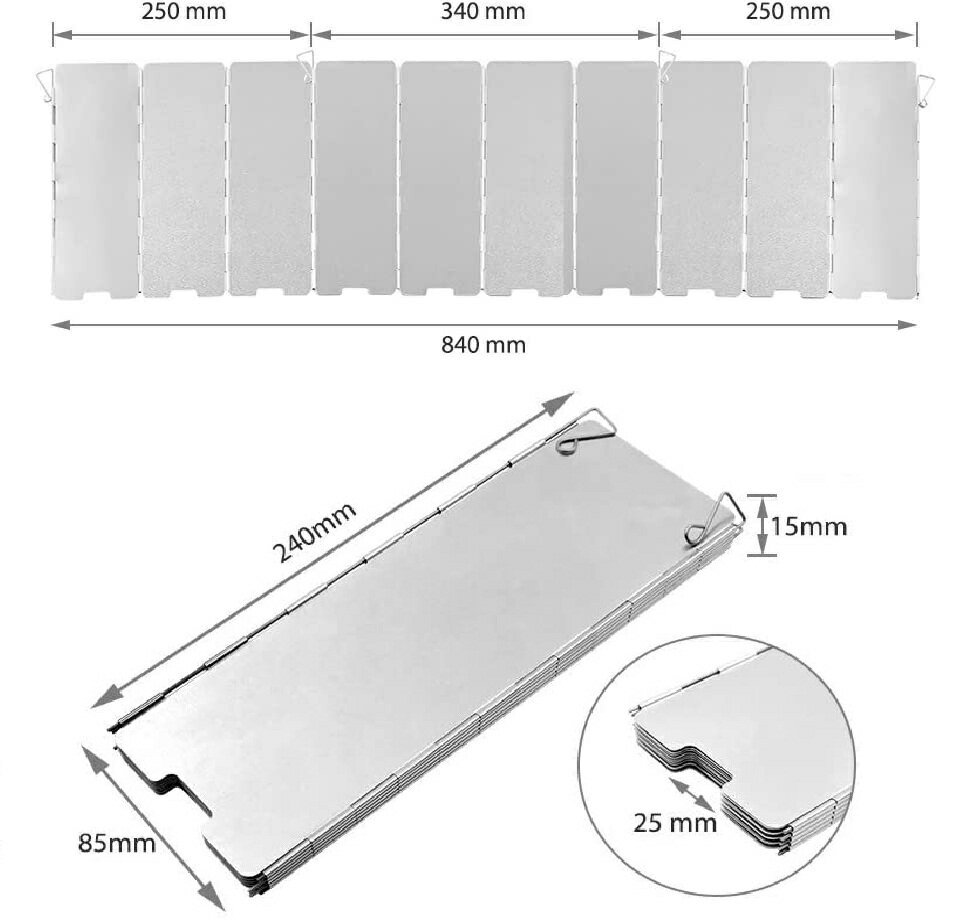 風除板 ウインドスクリーン 風除け 風除け板 折り畳み式 アルミ製 10枚パネル ペグ4本 軽量 防風板 キャンプ バーベキュー BBQ コンロ用通販格安セール情報 楽天 通販