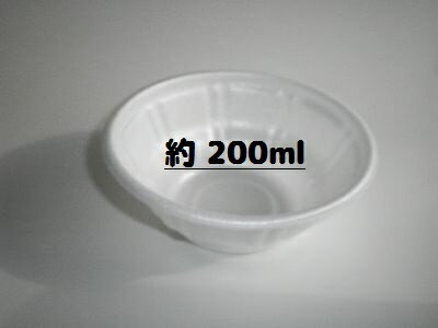 発泡容器 おわん250（100枚）かき氷　味噌汁　お汁粉　小どんぶり　低コスト　イベント　出店(3)