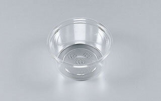透明丸カップ 90cc　嵌合フタ付き（50枚）耐熱温度60℃　耐油　惣菜　テイクアウト　お持ちかえり　デリ
