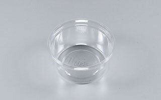 透明丸カップ 120cc　嵌合フタ付き（50枚）耐熱温度60℃　耐油　惣菜　テイクアウト　お持ちかえり　デリ