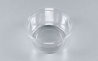 透明丸カップ 200cc　嵌合フタ付き（50枚）耐熱温度60℃　耐油　惣菜　テイクアウト　お持ちかえり　デリ