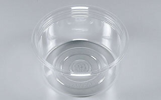 透明丸カップ 430cc　嵌合フタ付き（50枚）耐熱温度60℃　耐油　惣菜　テイクアウト　お持ちかえり　デリ