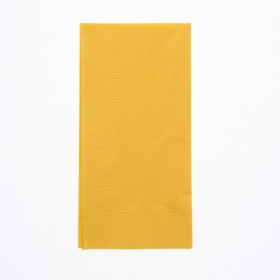カラー2plyナプキン　レモン　約45cm（50枚）　紙ナフキン　ペーパーナプキン　大判　黄色