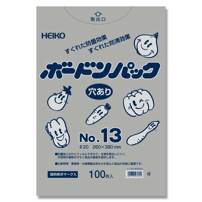 樂天商城 - HEIKOボードンパック　穴あり＃20-No.13（100枚）260×380×厚0.02mm