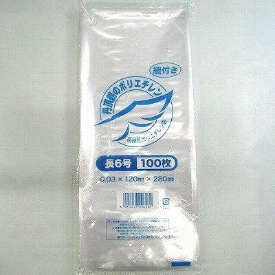樂天商城 - 丹頂鶴ポリ袋 03長6号 ヒモ付き　120×280×厚0.03mm　500枚まで追跡メール便発送可能