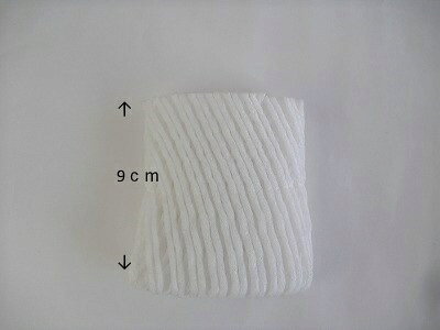 ニューパックとがしのフルーツキャップ　ダブル9cm　ホワイト　100個入り　二重　果物カバー　緩衝材　贈答　発送用　陳列用　リンゴ　みかん　なし　柿｜アングル2