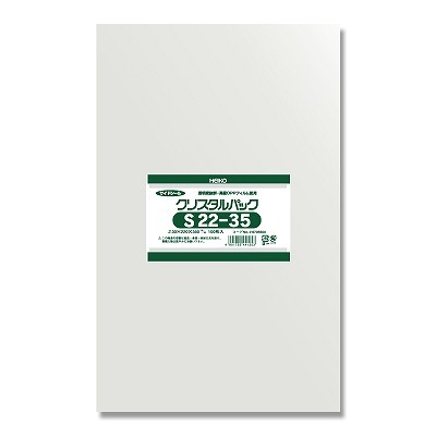 樂天商城 - クリスタルパック　S22-35　（100枚入）ラッピング　包装　透明袋　OPP袋