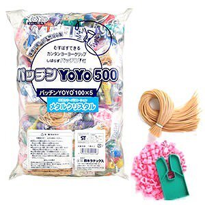 パッチンYOYO500　メタルクリスタル（100個入×5）ヨーヨーセット　ヨーヨーすくい　ヨーヨー釣り　お祭り　夏祭り　縁日　イベント　屋台　子ども会 1