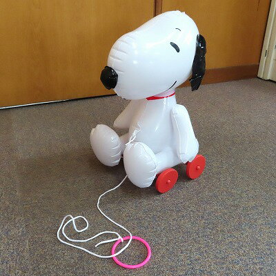 おさんぽコロコロ　おすわりスヌーピー（1個）　ビニール　おもちゃ　縁日　お祭り　イベント　子ども会　くじ　景品の商品画像