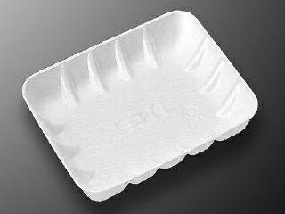 樂天商城 - 発泡トレー　C-20（100枚）　197×155×30mm　食品トレー　陳列用　鮮魚　惣菜　精肉　お持ち帰り　テイクアウト